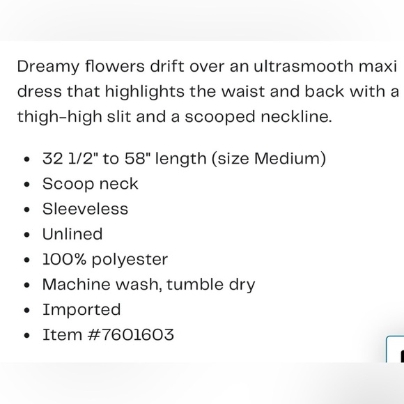 NWT Free People Worth The Wait Floral Maxi Dresss Size Medium - Picture 4 of 8